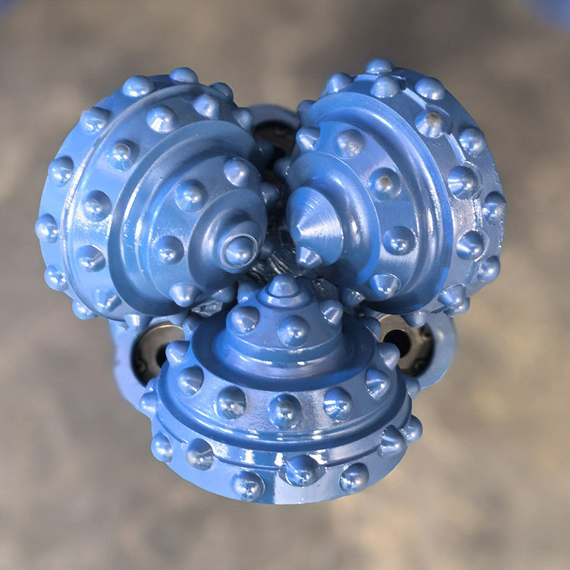 API Reg Thread Tricone Drill Bits 3-26 بوصة الأبعاد مواد الكربيد للحفر الدائم